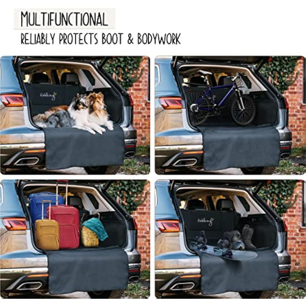 Rudelkönig Car Boot Protector for Dogs – Water Repellent Trunk Liner
