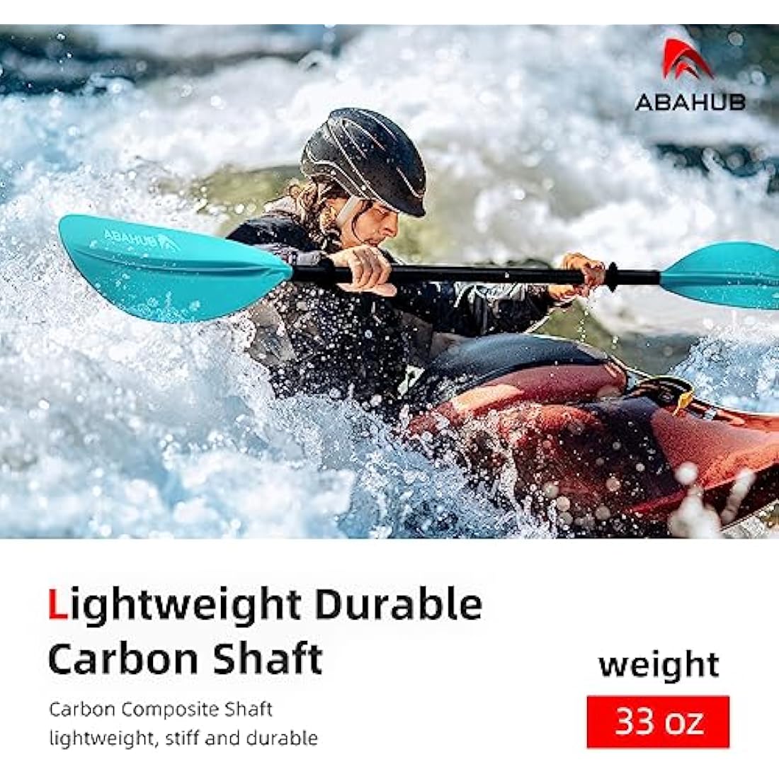 Carbon Fiber Kayak Paddle – 90.5 Inch Lightweight Oar