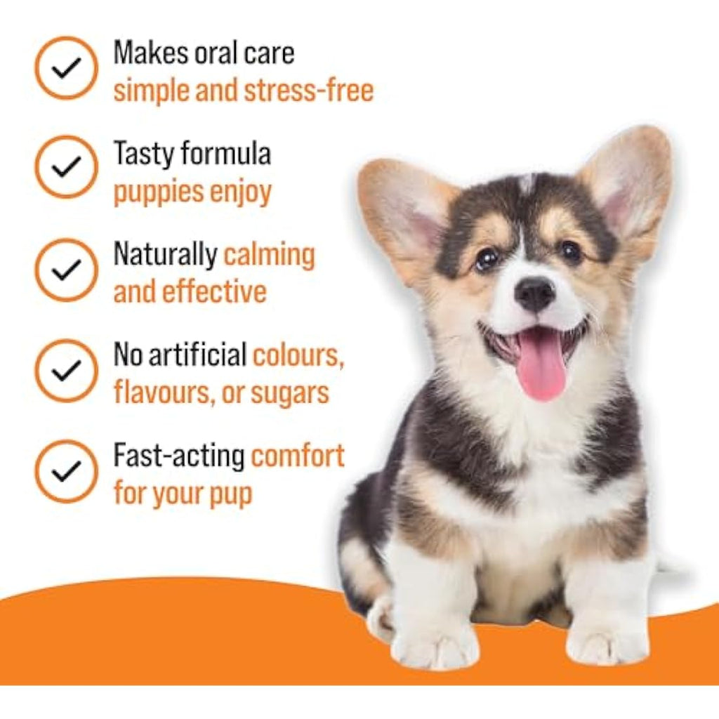 VETIQ Puppy Teething Gel – Fast Pain Relief for Sore Gums, 50g