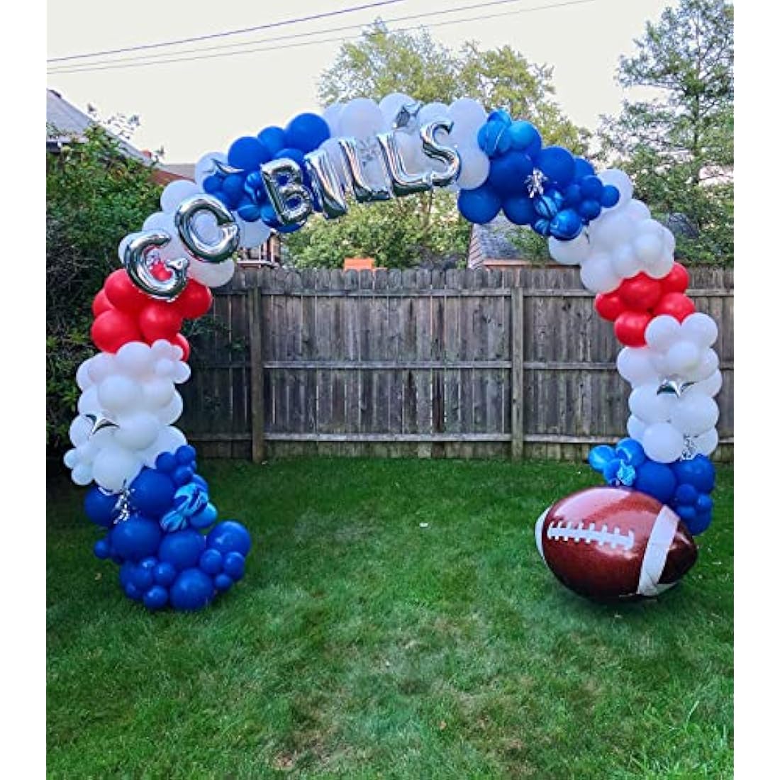 Jolof Store Metal Balloon Arch Stand – 2.7M Gold Semicircular Kit