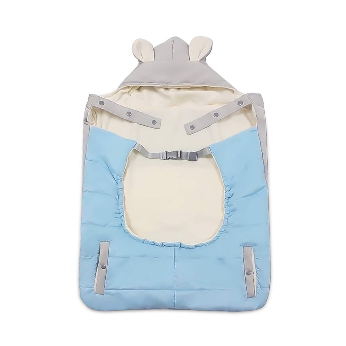 SONARIN Baby Carrier Cover – Windproof & Waterproof Winter Cloak, Blue