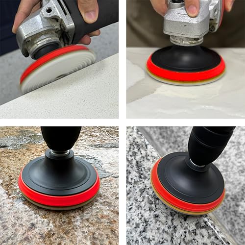 Waies 11-Piece Diamond Polishing Pad Kit with M14 Backer for Granite