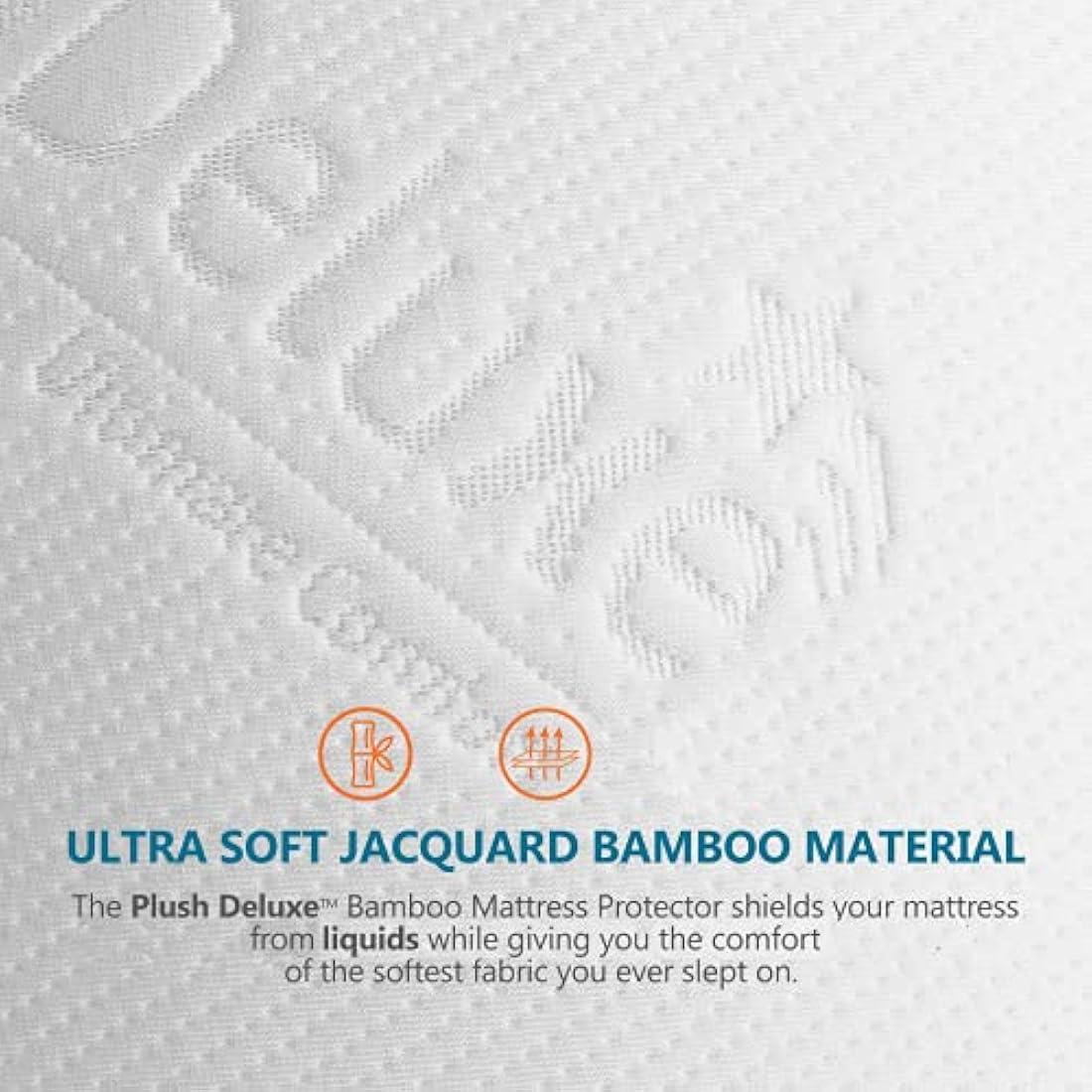 PlushDeluxe Bamboo Mattress Protector – Waterproof & Breathable UK King