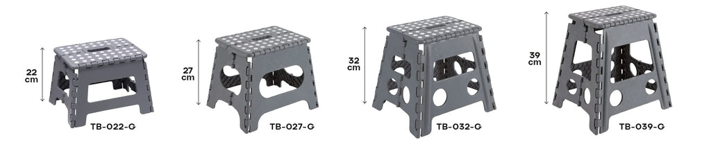 Arregui TB-027-G - Multi-Purpose Folding Stool, 290 x 220 x 270mm, Grey. - image 3