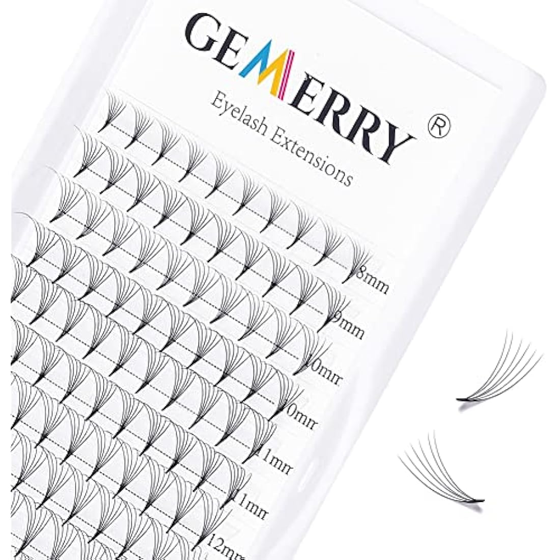 Gemerry 6D Premade Fan Eyelash Extensions | D Curl 0.07mm Russian Volume