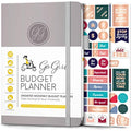 GoGirl Budget Planner – Undated Monthly Expense Tracker & Journal, Grey