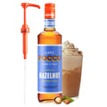 Cafe Pocco Hazelnut Coffee Syrup with Pump | Vegan & Gluten-Free