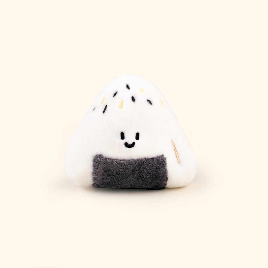 LuLuFun Studio Onigiri Plush Bag Charm – Kawaii Rice Ball Keychain