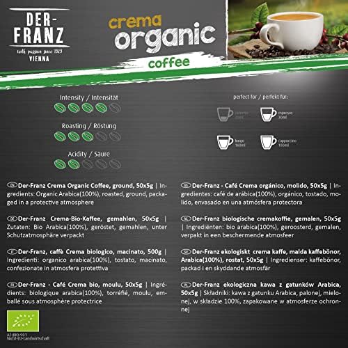 Der-Franz Whole Bean Coffee Variety Pack - 6 x 500g Gourmet Selection