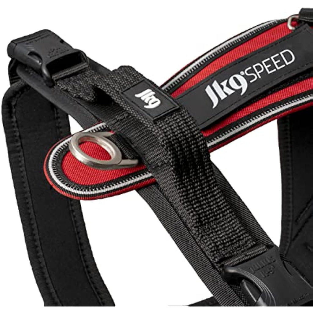 Julius-K9 JK9 Speed Dog Harness | Red Reflective Running Gear | Size L