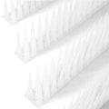 OFFO Bird Spikes 12m | 10cm High Pigeon Deterrent for Fences - Frosted Clear