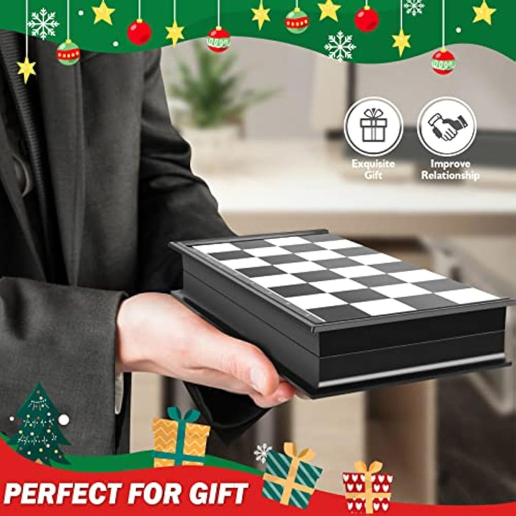 Peradix Magnetic Travel Chess Set | Portable Folding Board Game for Kids