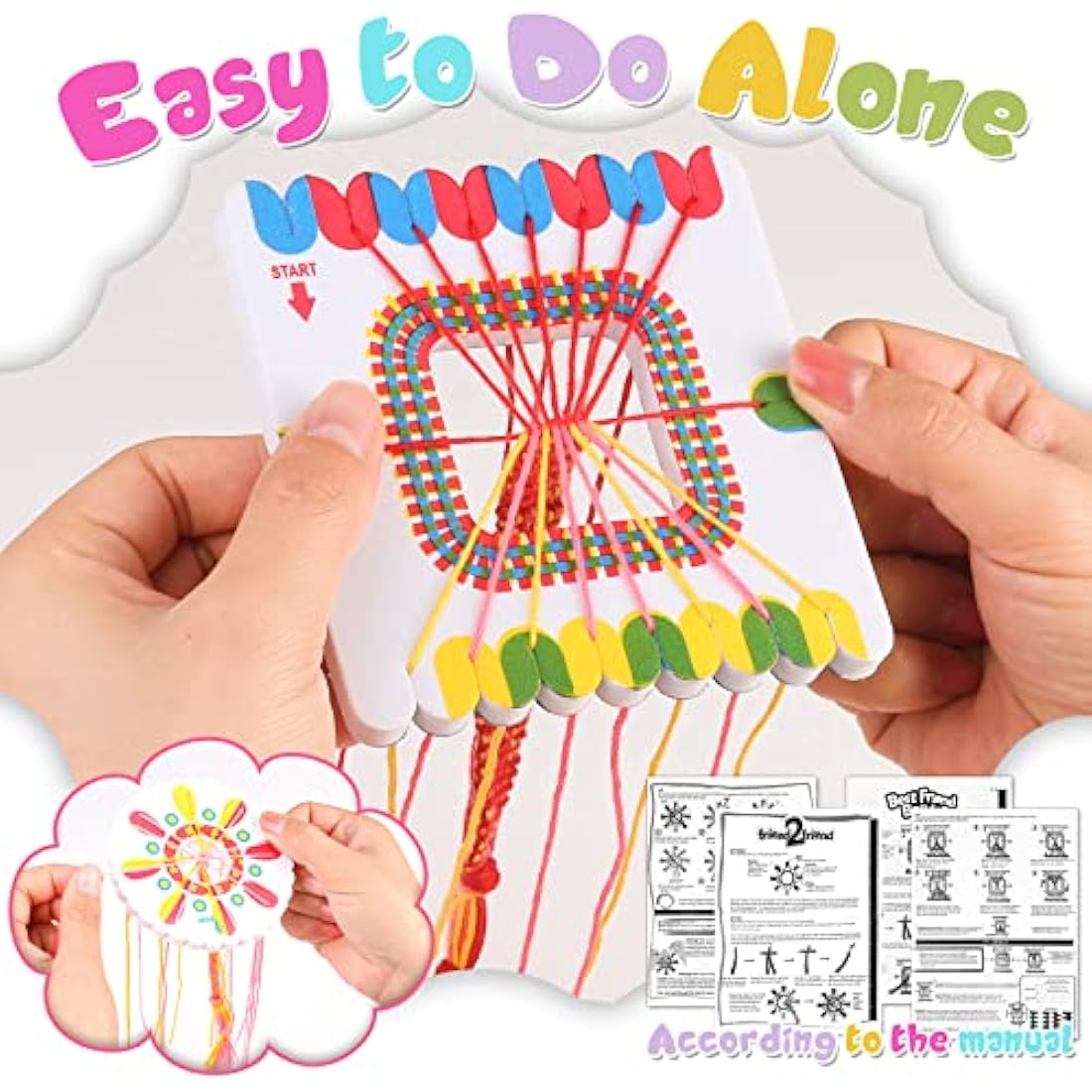Friendship Bracelet Making Kit – DIY Jewelry Craft Toy for Girls
