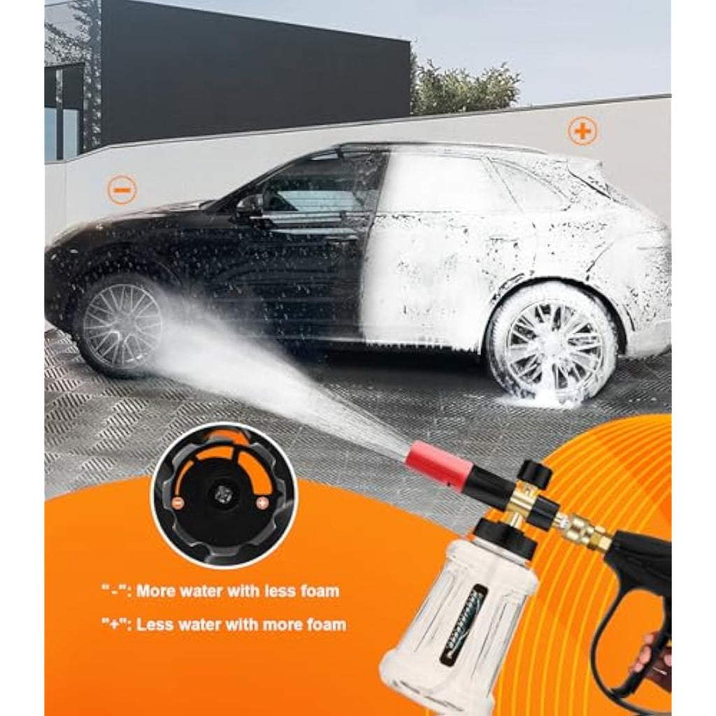Jolof Store Foam Cannon – 1L Snow Foam Lance for 1/4 Quick Release