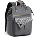 Lekesky 17.3" Laptop Backpack – Waterproof Travel Rucksack, Grey