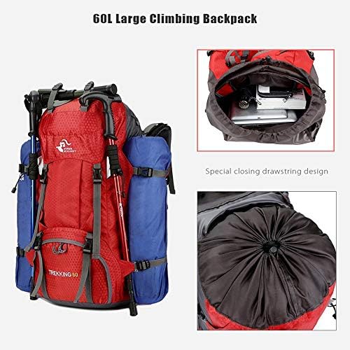 60L Waterproof Hiking Backpack – Lightweight Foldable Daypack