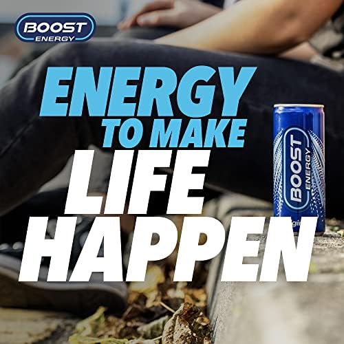 Boost Mango Energy Drink - 24 Pack Low Calorie Vegan Drinks | 250ml
