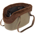 Ferplast With-Me Winter Dog Carrier Bag | Faux-Fur Lining & EVA Rubber