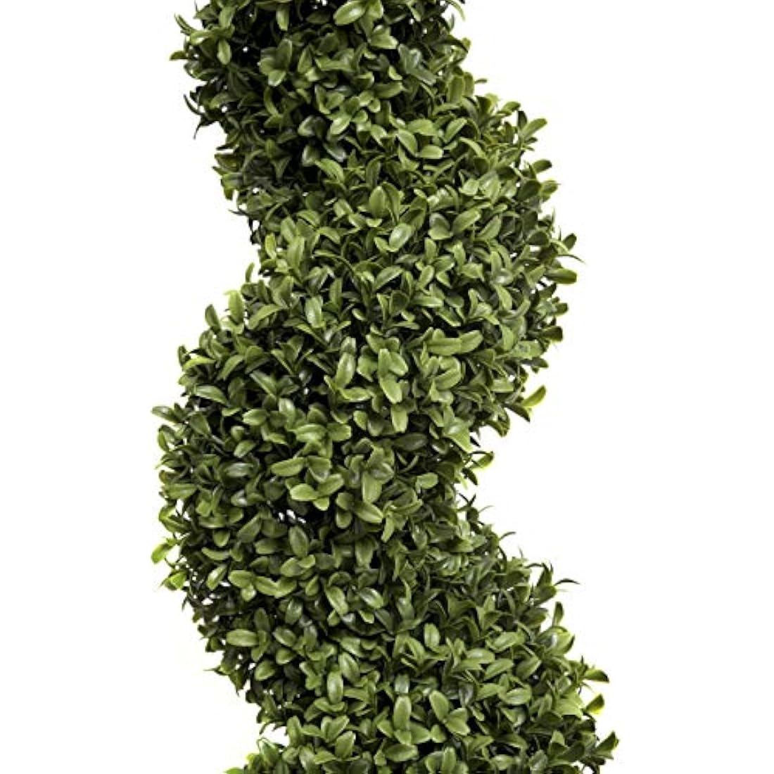 4ft Artificial Spiral Boxwood Topiary Trees - UV Protected (Pair)