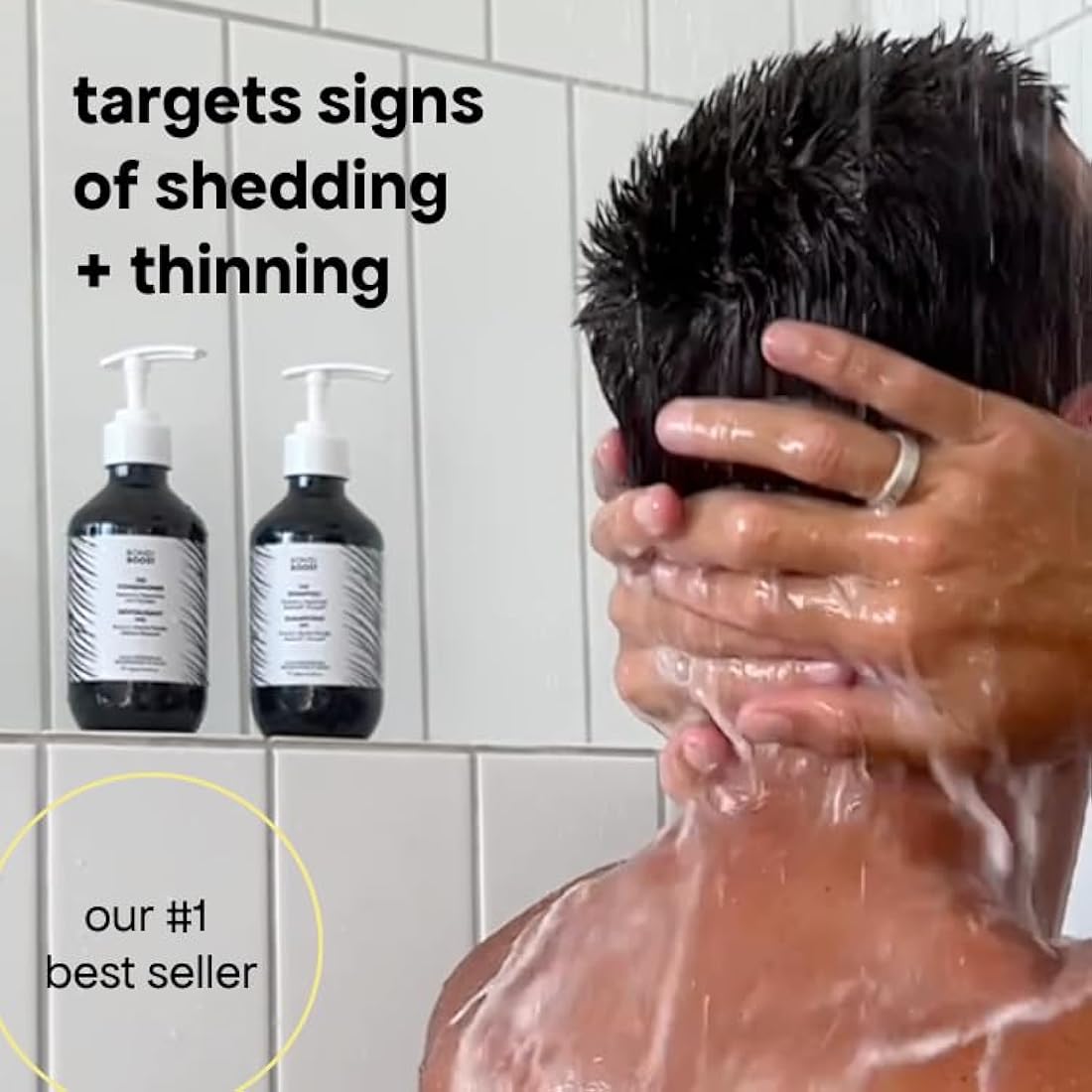BondiBoost HG Duo Shampoo & Conditioner Set for Thinning Hair - 10.14oz