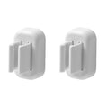 Jolof Store 2PCS Wall Mounted Toothbrush Holder – Self Adhesive White