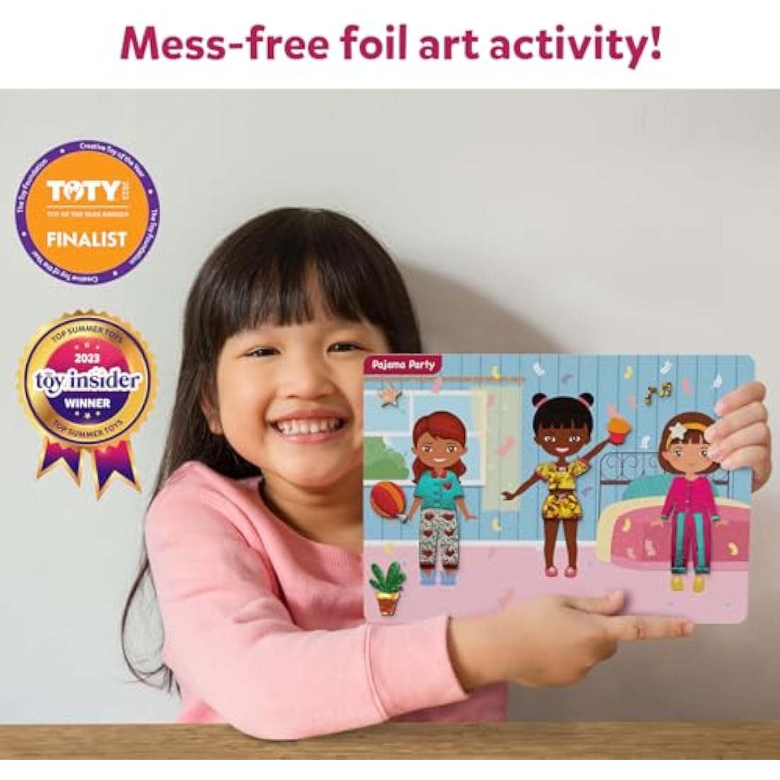 Skillmatics Foil Fun Dress Up | Mess-Free Foil Art & Craft Kit for Kids
