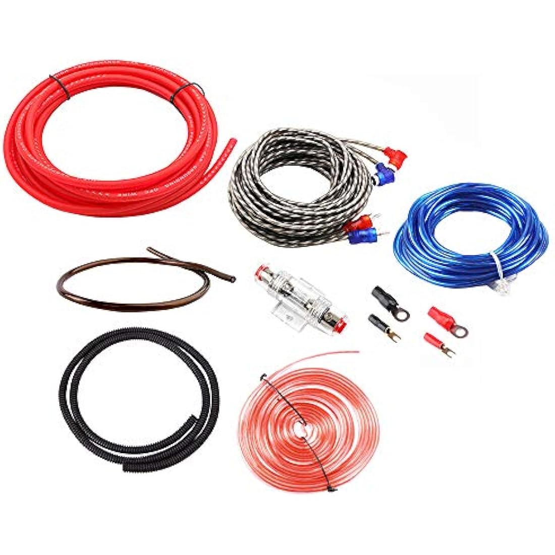 8 Gauge Car Amplifier Wiring Kit | Subwoofer Power Cable