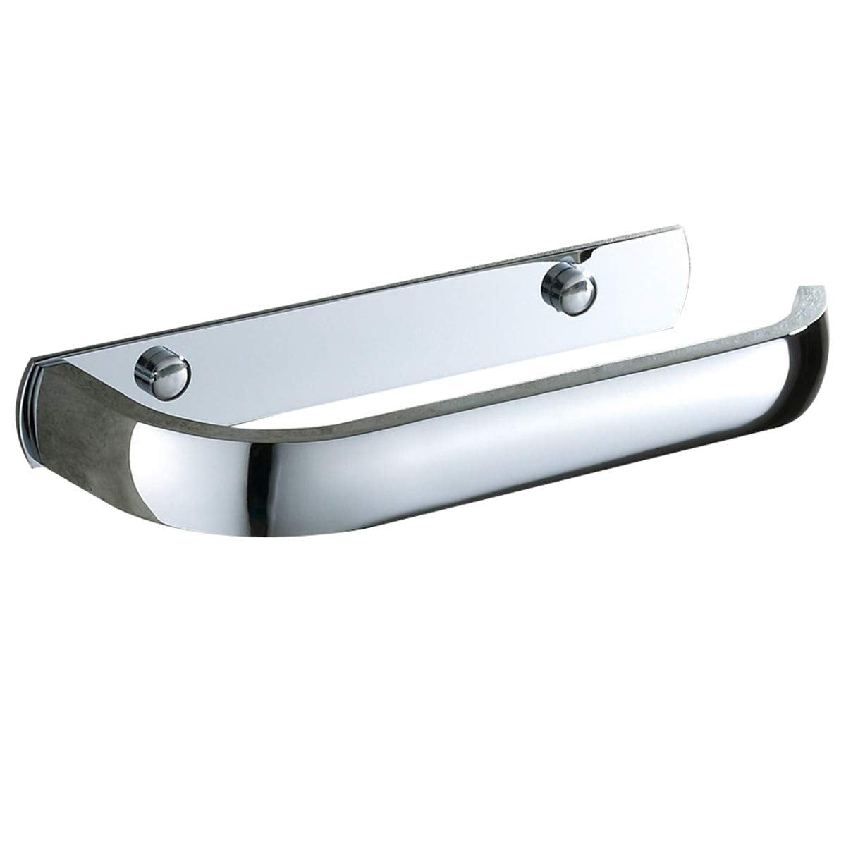 Flybath Brass Toilet Roll Holder | Polished Chrome Wall Mounted Tissue
