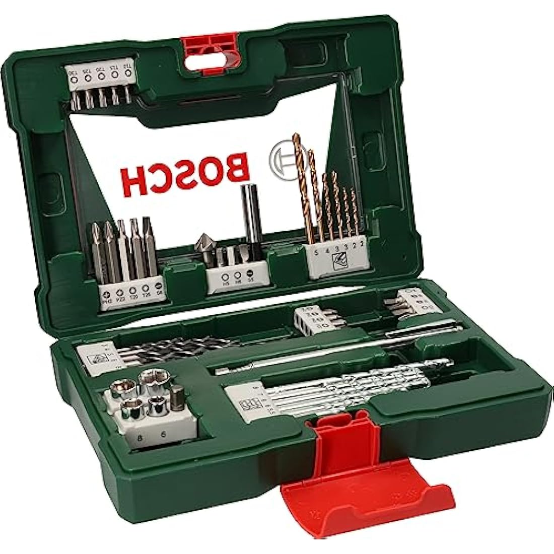 Bosch V-Line 48-Piece Titanium Drill and Screwdriver Bit Set