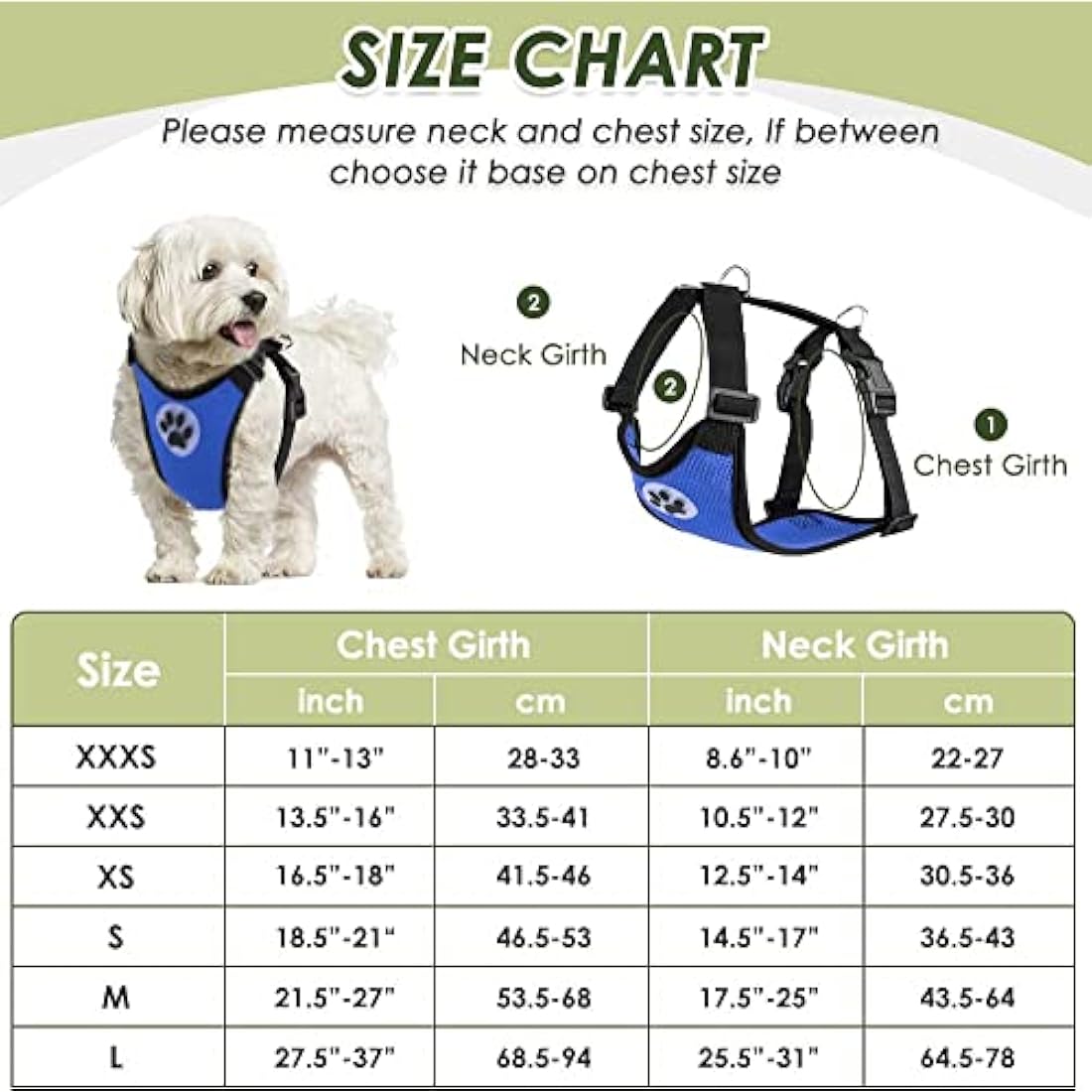 SlowTon Dog Car Harness and Seatbelt Set | Breathable Mesh Safety Vest