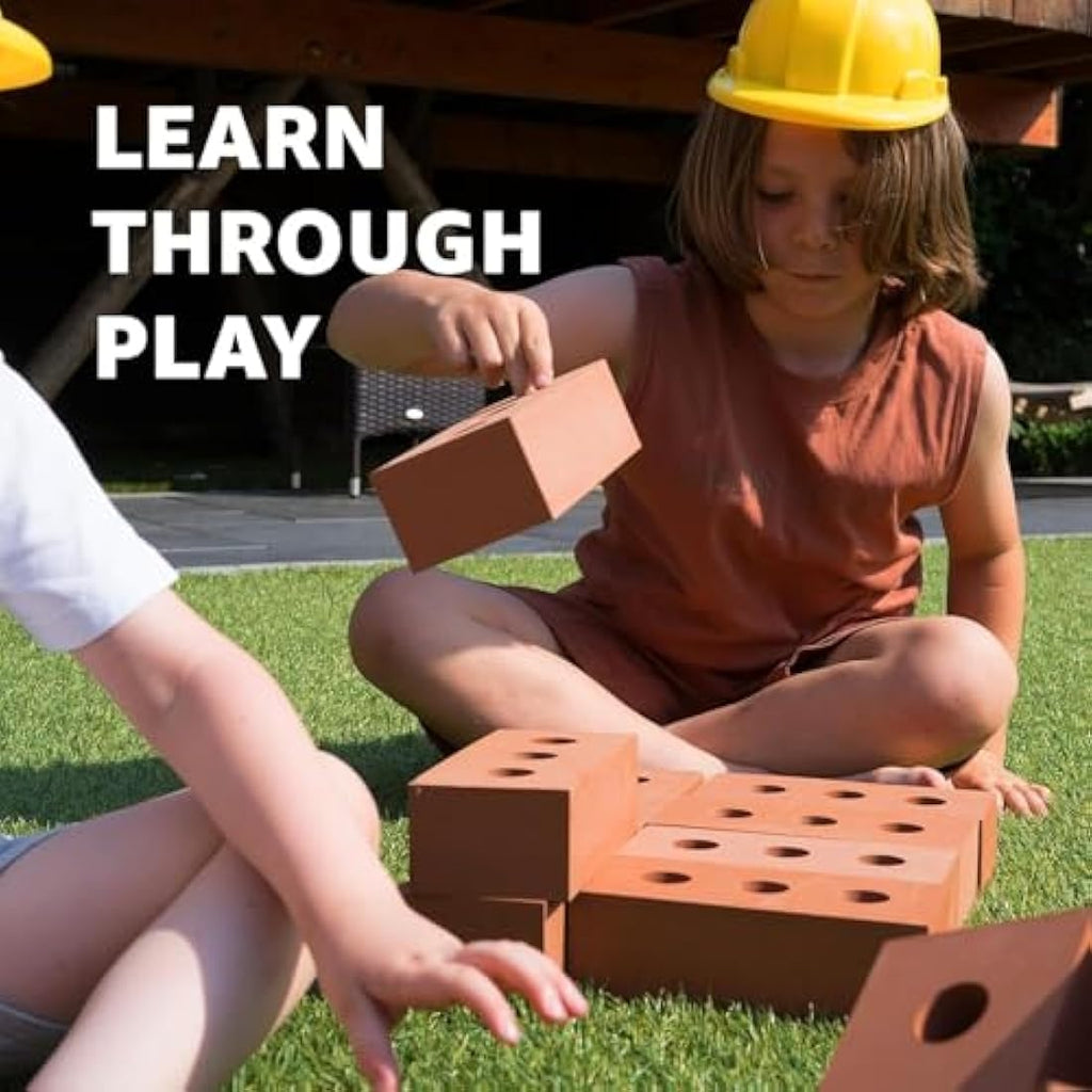 Bluecaps 30-Piece Foam Building Bricks – Kids Sensory & Motor Skill Toy