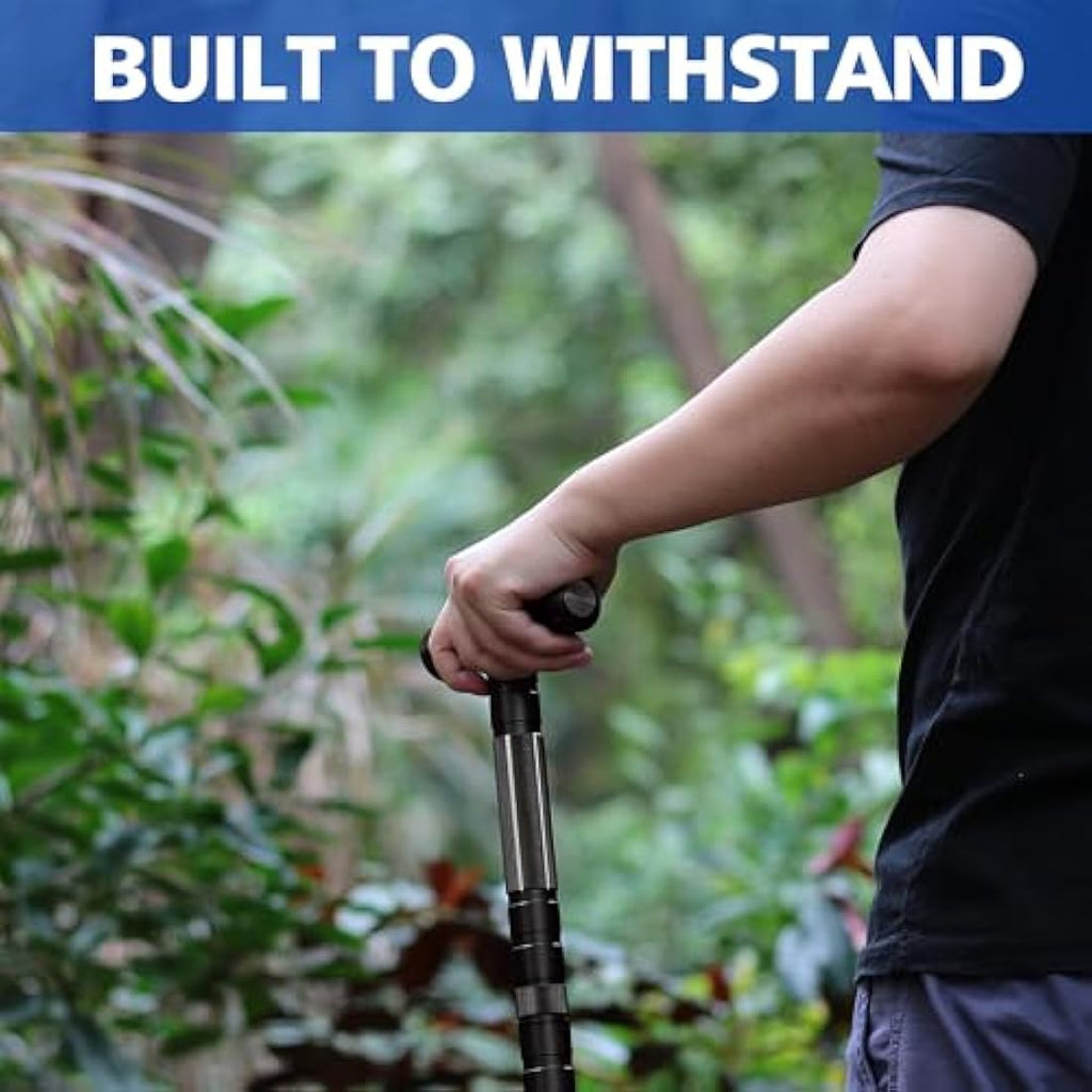 aiGear Tactical Hiking Trekking Poles – Aluminum Adjustable Walking Stick