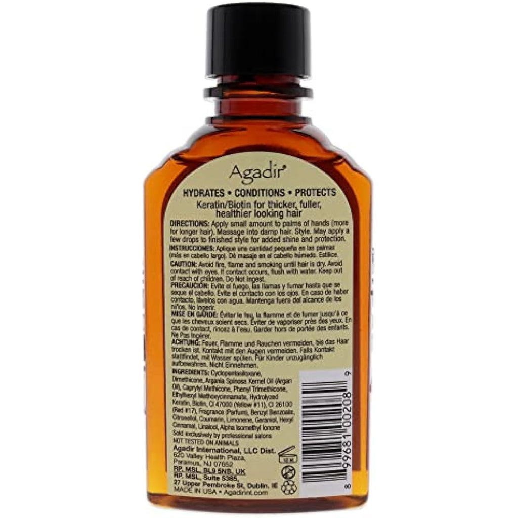 Agadir Argan Oil Hair Treatment - Leave-In Vitamin E Formula - 4oz
