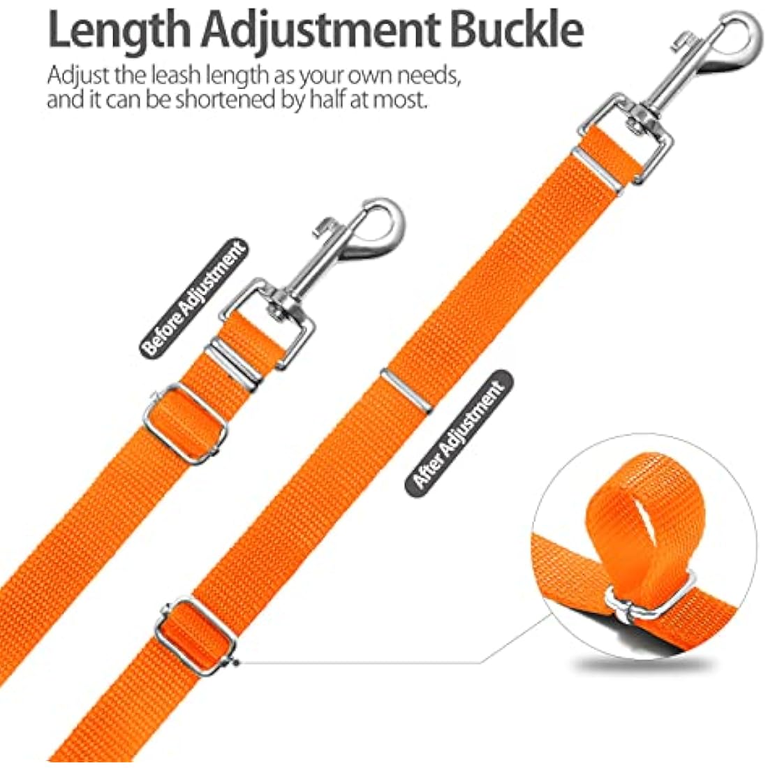 15m Dog Training Lead | 50ft Adjustable Nylon Long Line