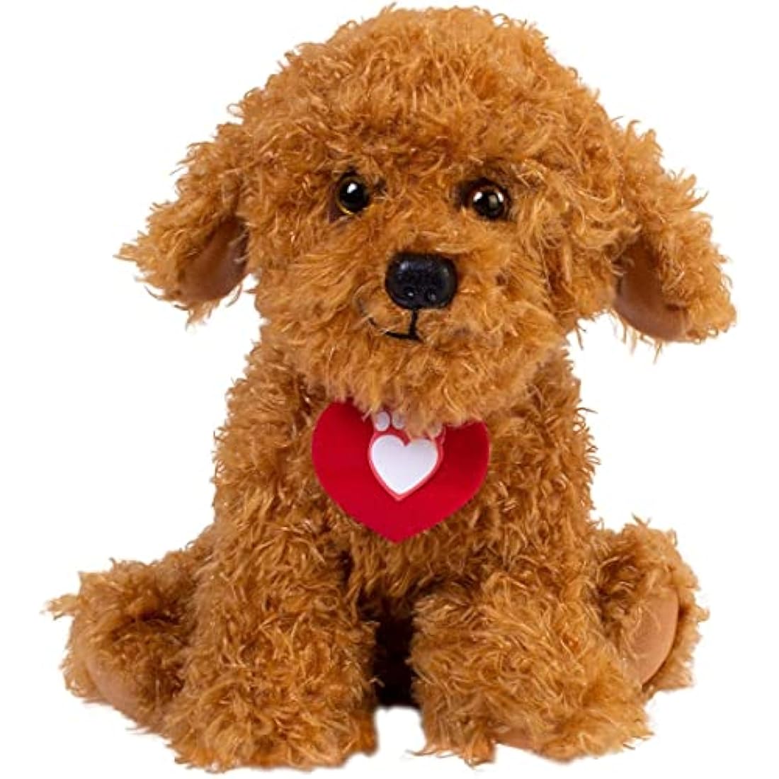 Waffle the Wonder Dog Soft Toy with Sound – Brown Plush Stuffed Animal