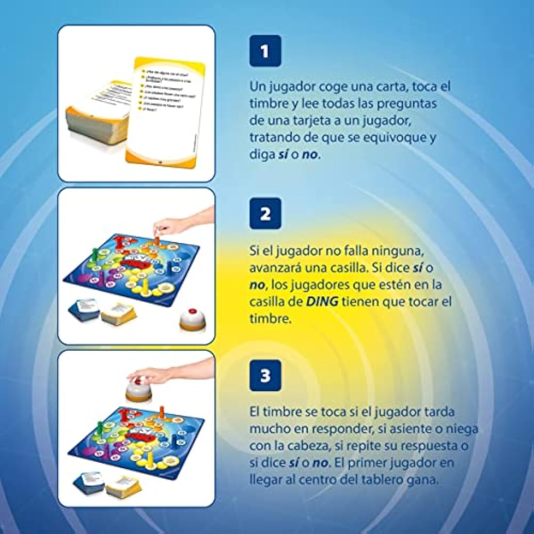 Ludilo Ni Si Ni No Board Game - Family Trivia Game for Kids 7+