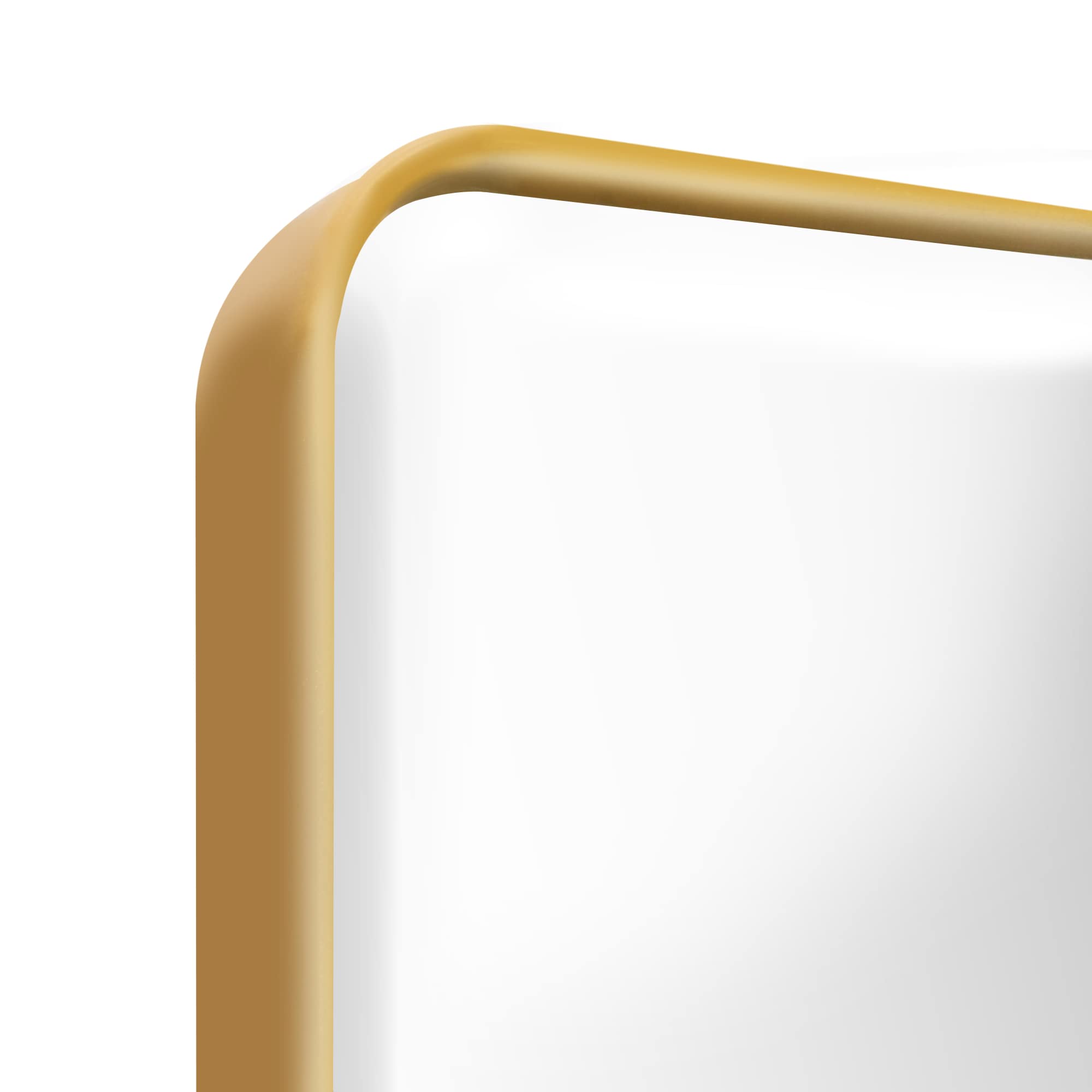 Fundin Gold Mirror Cabinet – Beveled Edge Recessed Bathroom Storage