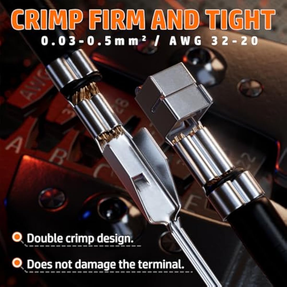 PEBA JST Crimping Tool Kit with 20 Connector Styles and Wire Stripper