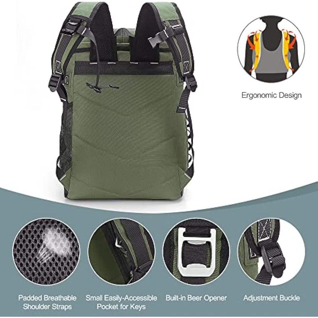 Vogshow 30L Insulated Cooler Backpack – Leakproof Waterproof Picnic Bag