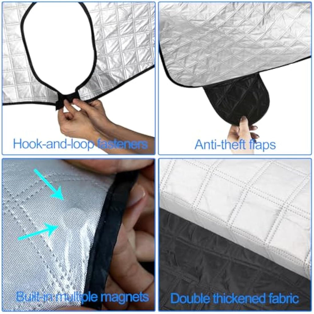 CICMOD Thermal Windscreen Cover for Fiat Ducato & Peugeot Boxer – Silver