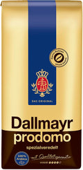 Dallmayr Prodomo Whole Bean German Coffee - 500g Arabica Beans (Pack of 2)