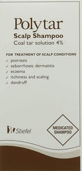 Polytar Coal Tar Scalp Shampoo – Medicated Treatment for Psoriasis & Dandruff