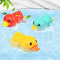 BelleStyle Wind Up Duck Bath Toys - 3 Pack Floating Water Toys for Toddlers