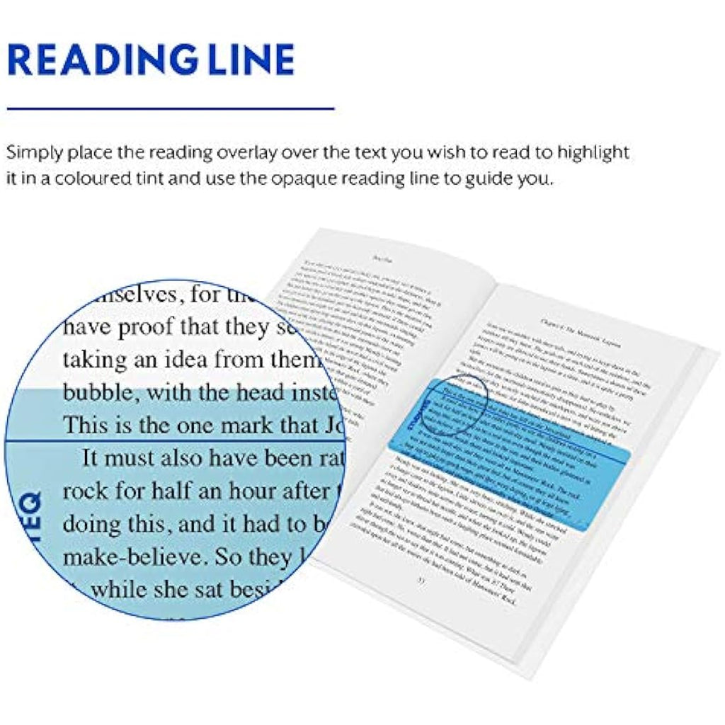 Studyteq 15-Pack Dyslexia Reading Overlays & Rulers with Case