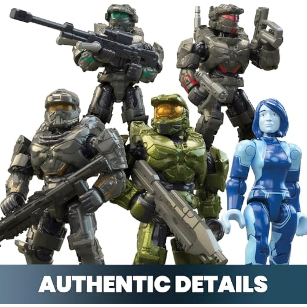MEGA Halo The Series FLEETCOM Warthog Building Set with 5 Figures