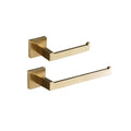 Brushed Gold 2-Piece Bathroom Hardware Set - SUS304 Steel