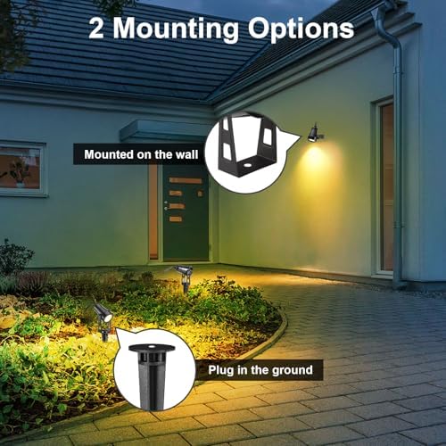 IRISECO 6-in-1 Garden Spotlights | 12V Low Voltage LED Landscape Lighting