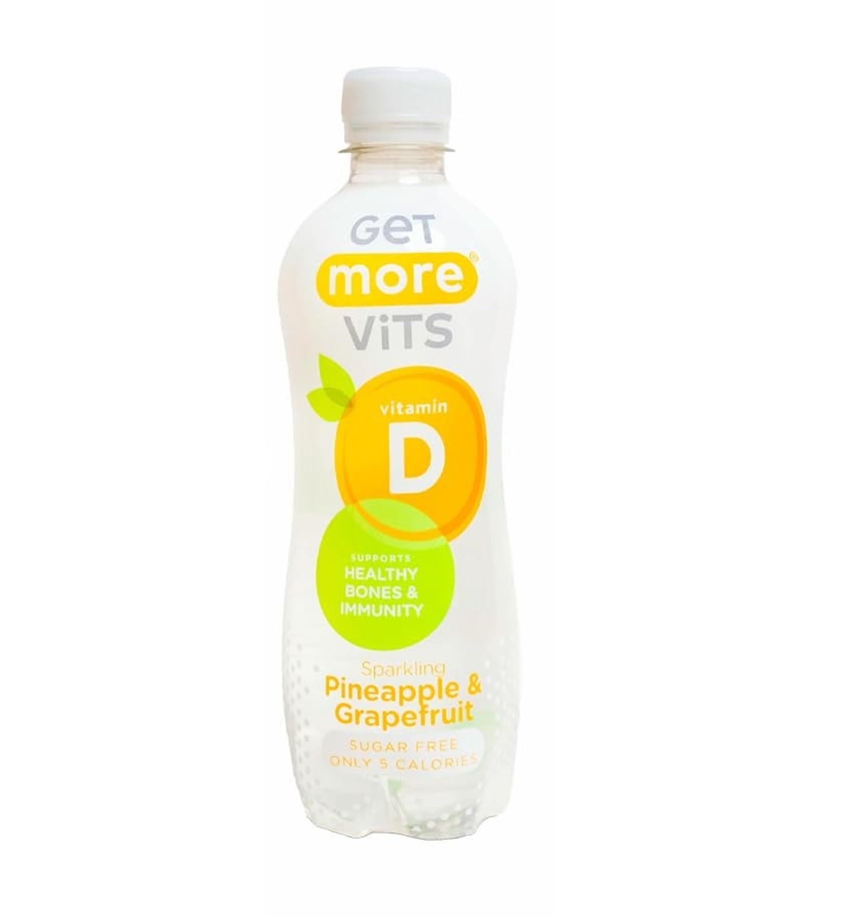 Get More Vits Vitamin D Sparkling Water - Pineapple & Grapefruit (12x500ml)
