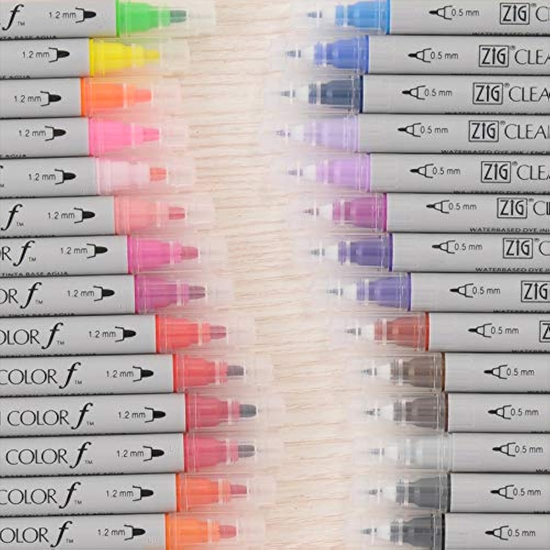 Kuretake Zig Clean Color f Dual Tip Art Markers - 36 Color Set