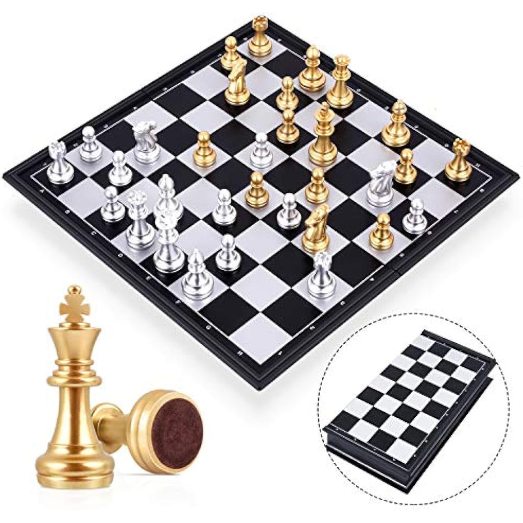 Peradix Magnetic Travel Chess Set – Foldable Portable Board for Kids